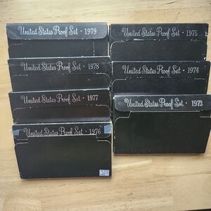 United States Proof Set Collection 1973 Thru 1979